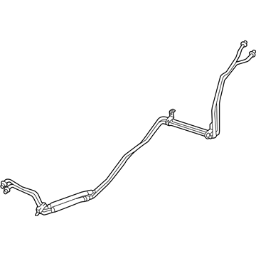 Jeep 68280790AB HOSE AND TUBE Oil Cooler Pressure and Return