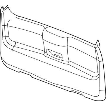 Dodge 1DH27ZJ3AB PANEL Liftgate Lower