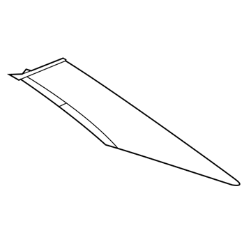 Chrysler 1WW26DX9AC Upper Quarter Trim