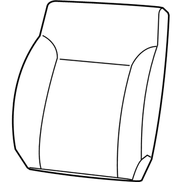 Dodge 1ER101DVAA COVER Front Seat Back