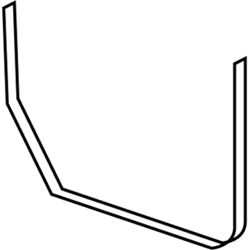 Jeep 55397006AC CHANNEL Front Door Glass