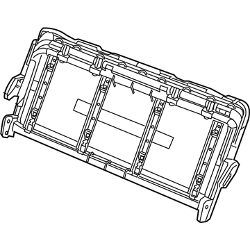 Ram 68194203AA FRAME Rear Seat Back