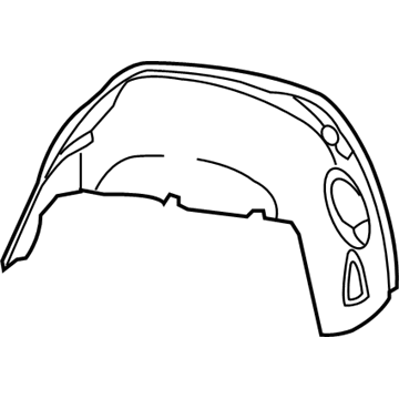 Jeep 55396466AB SHIELD Fender