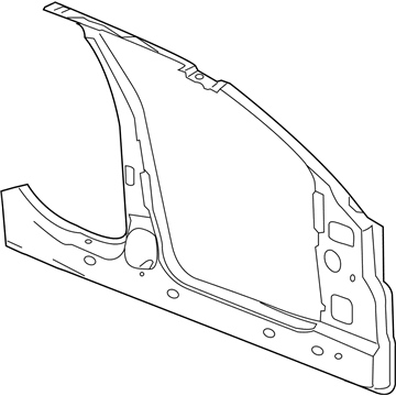 Chrysler 68034150AC PANEL Body Side Aperture Front Inner