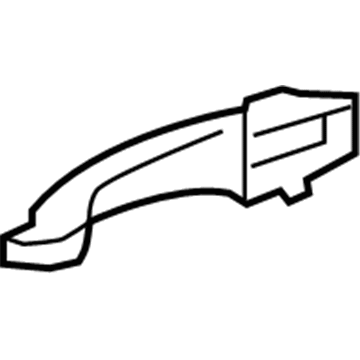 2013 Chrysler 200 Door Handle - 1KR95HBVAB