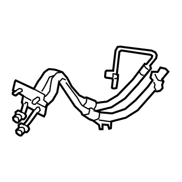Ram 68309817AB TUBE & HOSE Supply & Return