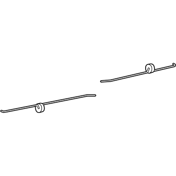 Mopar 68335649AC Rod Tailgate Handle To Latch, Rear Outer
