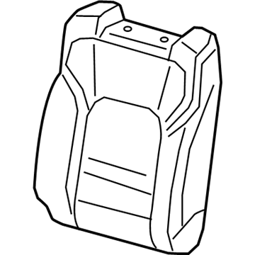 Ram 6RE29BD3AE COVER Front Seat Back