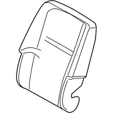 Dodge 68096307AA FOAM Seat Back