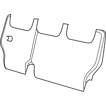 Dodge 5LJ67XR4AB COVER Rear Seat Back