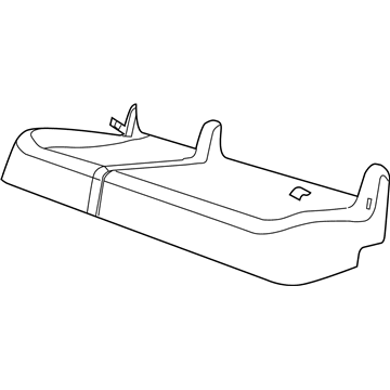 Dodge 5LJ75XR4AB COVER Rear Seat Cushion