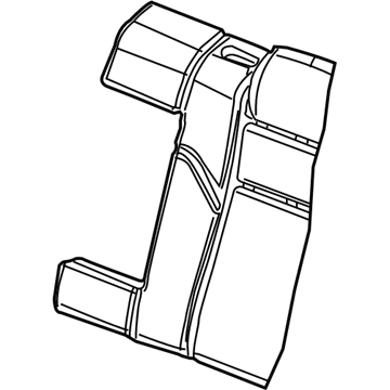 Dodge 5XG89LA8AA COVER Rear Seat Back Left