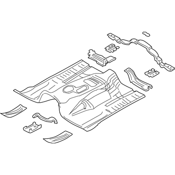 Jeep Liberty Floor Pan - 55176800AC