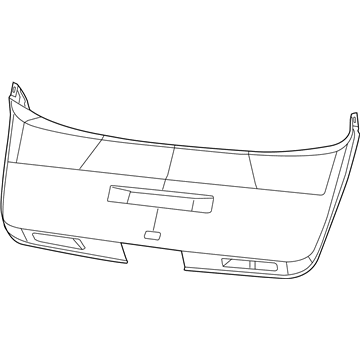 Dodge 1BE54DX9AE PANEL Liftgate trim lower