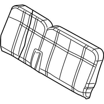 Chrysler 1FQ921D1AA SEAT BACK Rear Right