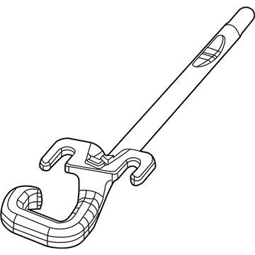 Jeep 68140284AA HOOK Tow