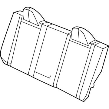 Mopar 1FU781D5AA Seat Back Rear