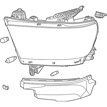 Ram Headlight - 68316080AD
