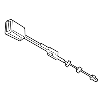Jeep 68268774AA Buckle Assembly - Seat Belt