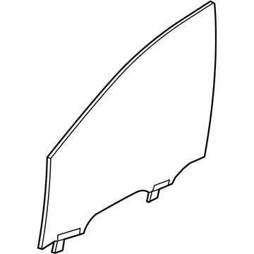 Chrysler 68231939AB GLASS Front Door