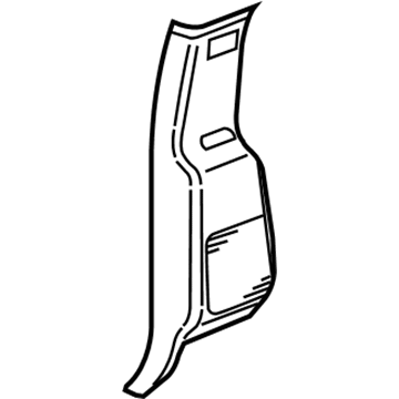 Ram 5HP52XDVAB MOLDING C Pillar