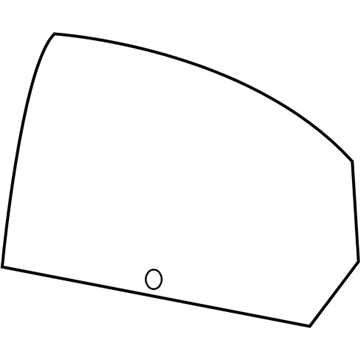 Mopar 68082404AA Glass Rear Door