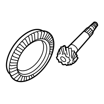 Ram 68088164AD GEAR KIT Ring And Pinion
