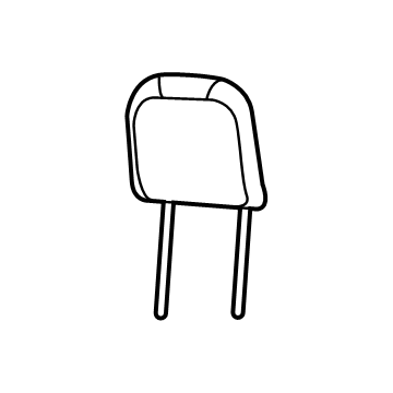 Jeep 6AA84TX7AB HEADREST Front