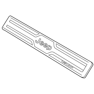 Jeep 6BZ42TX7AA APPLIQUE Interior Trim
