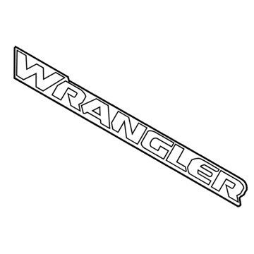 Jeep 6DZ06RXFAA DECAL Front Fender Wrangler