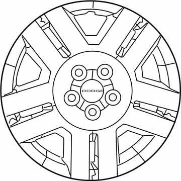 Dodge 1TQ14PAKAA COVER Wheel