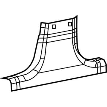 Jeep 1UD02DX9AC PANEL B Pillar Lower Trim