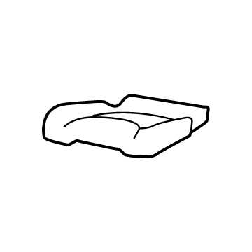 Jeep 6ST50HL1AB COVER Rear Seat Cushion Right