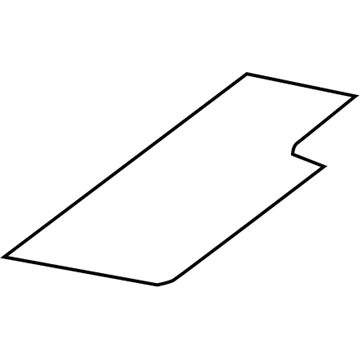 Jeep 68358435AA MAT Storage Bin Rear Cargo Tub