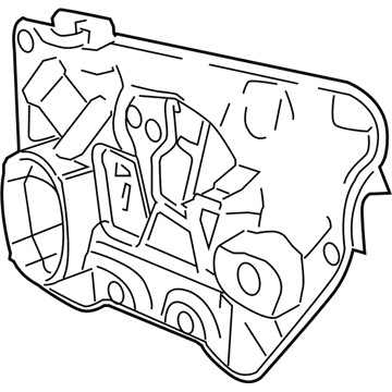 Dodge 68103378AB PANEL Carrier Plate Front Door