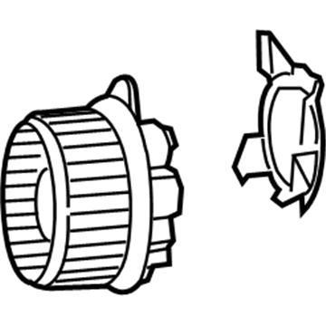 Mopar 68223053AC Motor Blower With Wheel