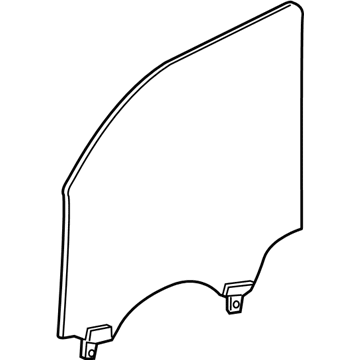 Ram 68276778AC GLASS Front Door