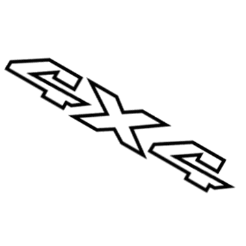 Ram 6NF58HA5AA DECAL 4x4 Bedside