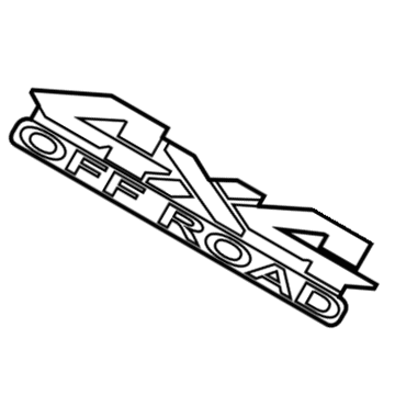 Ram 6CW53HA5AA DECAL 4x4 Tailgate