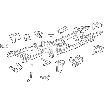 Ram 52014141AC FRAME ASSEMBLY Chassis