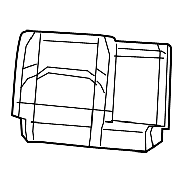 Jeep 6YS10STTAA COVER Rear Seat Back Right