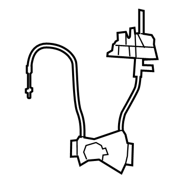 Jeep 6YQ05TX7AA HANDLE AND CABLE SEAT RELEASE