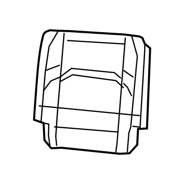 Jeep 6YS11STTAA COVER Rear Seat Back Left