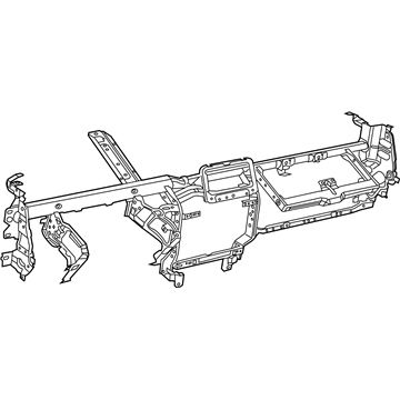 Ram 68196633AA REINFORCEMENT Beam
