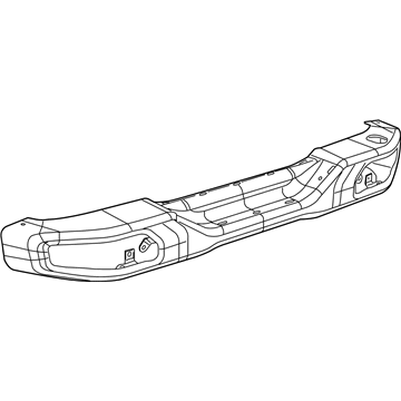 Jeep 68195897AB BUMPER Rear