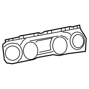 Jeep 6AB19SD5AA BEZEL Instrument Panel Left