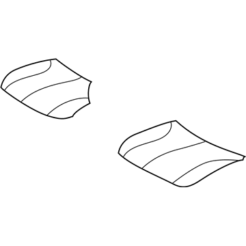 Dodge 1DN311D5AA COVER Front Seat Cushion Driver