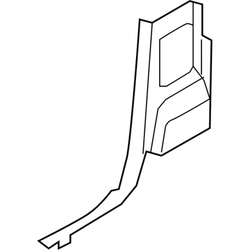 Ram 1DX53DX9AB PANEL B Pillar Lower Trim