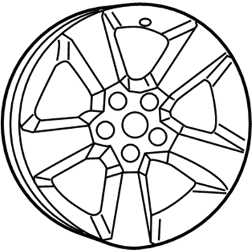 Dodge 5PN31LS1AA WHEEL Aluminum
