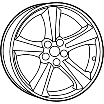 Dodge 5PE921XFAB WHEEL Aluminum